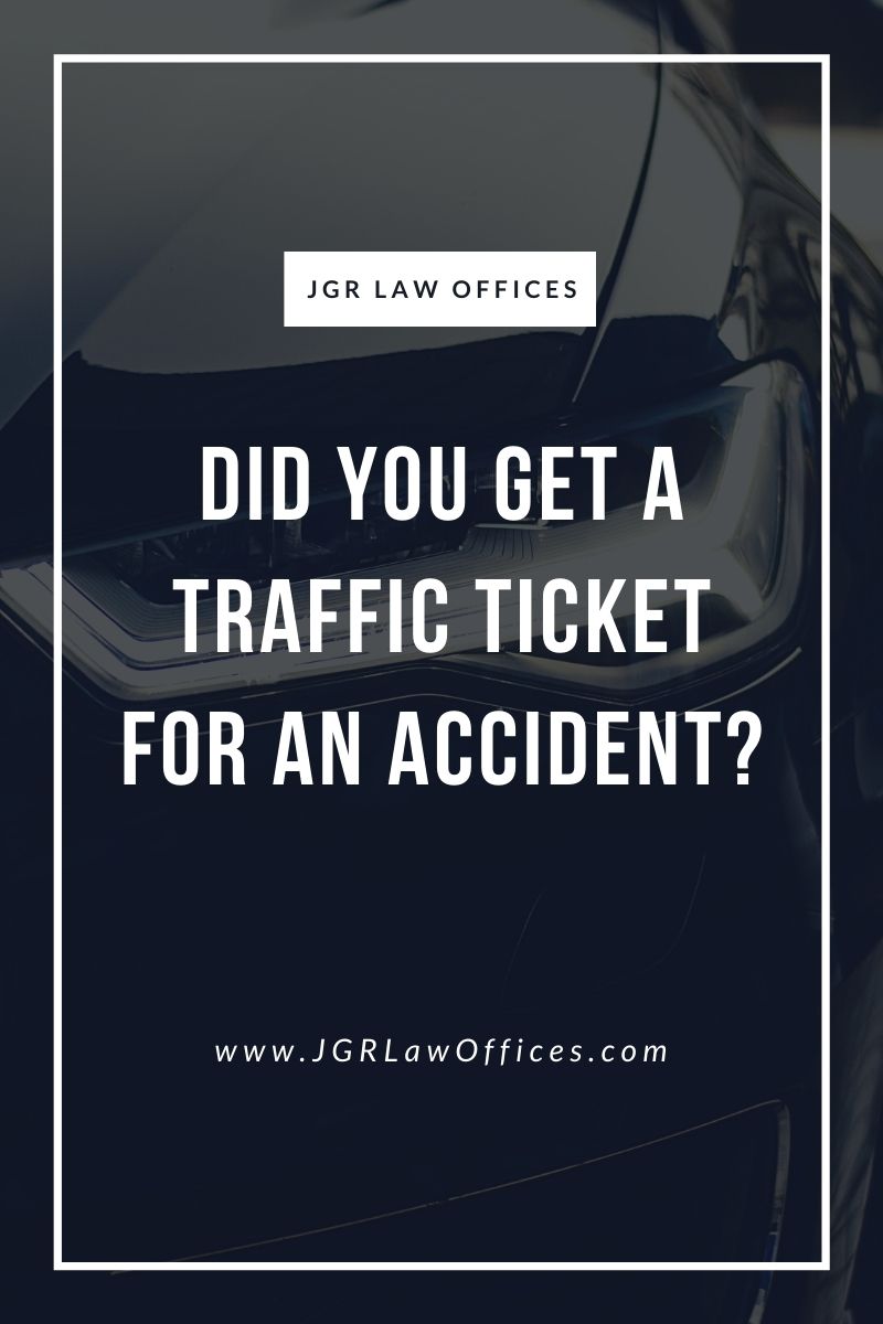 Did You Get a Traffic Ticket for an Accident