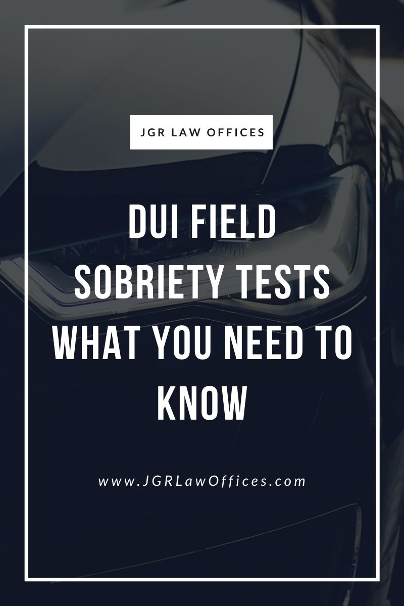 DUI Field Sobriety Tests