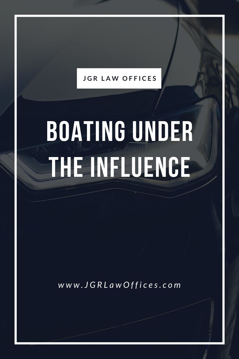Boating Under the Influence (BUI)