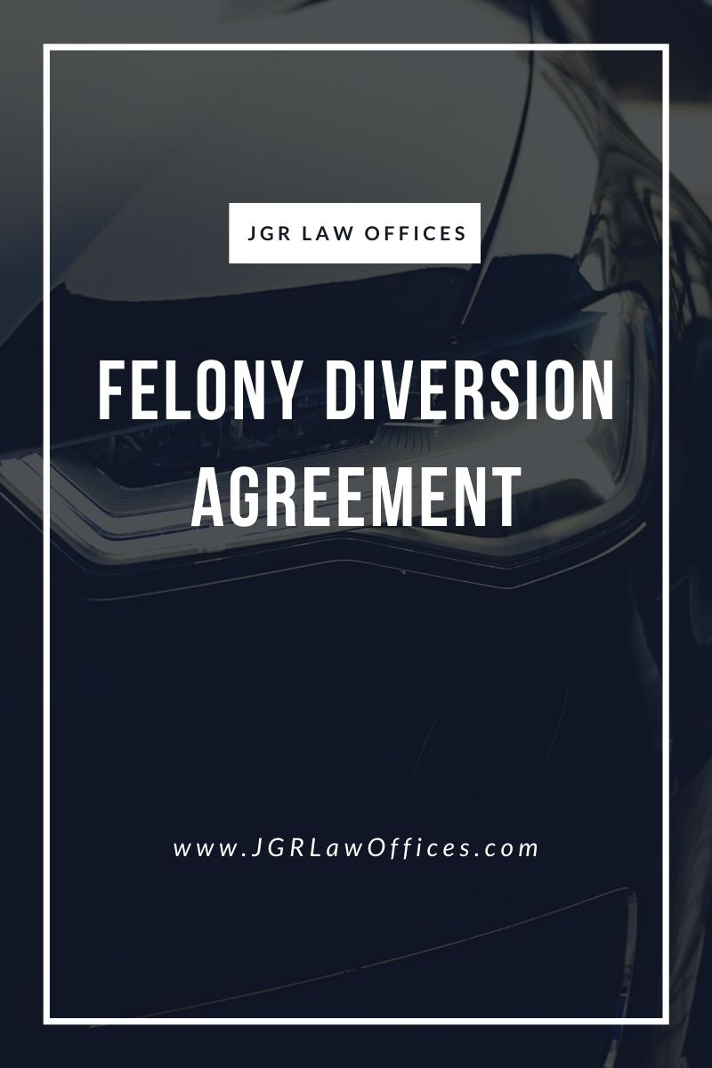 Felony Diversion Agreement