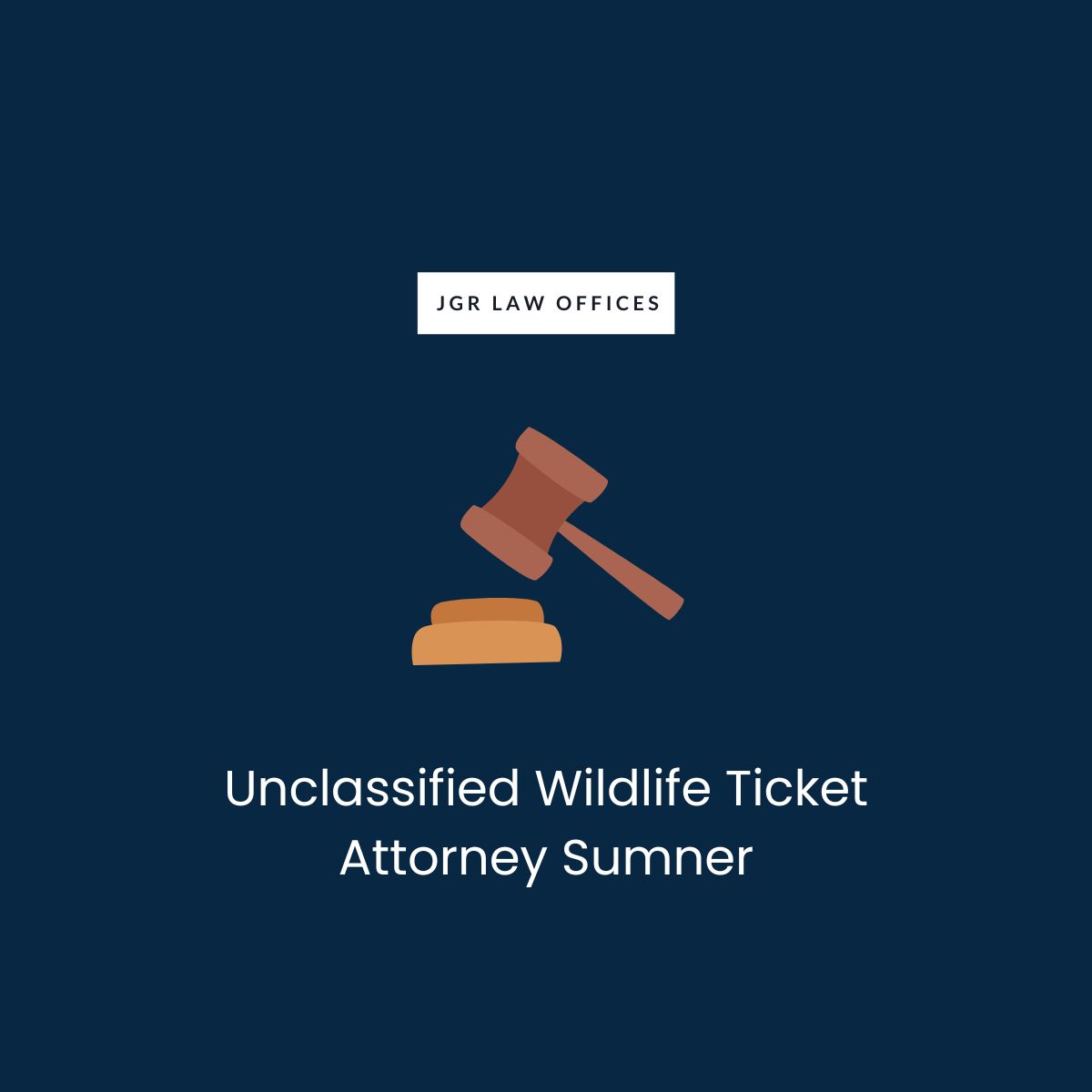 Unclassified Wildlife Ticket Attorney Sumner